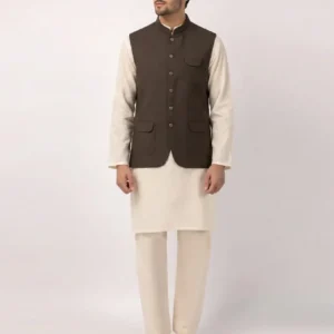 Dark Brown Suiting Waistcoat